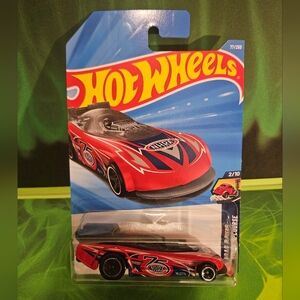 HotWheels Supercharged Red and Black Race Car